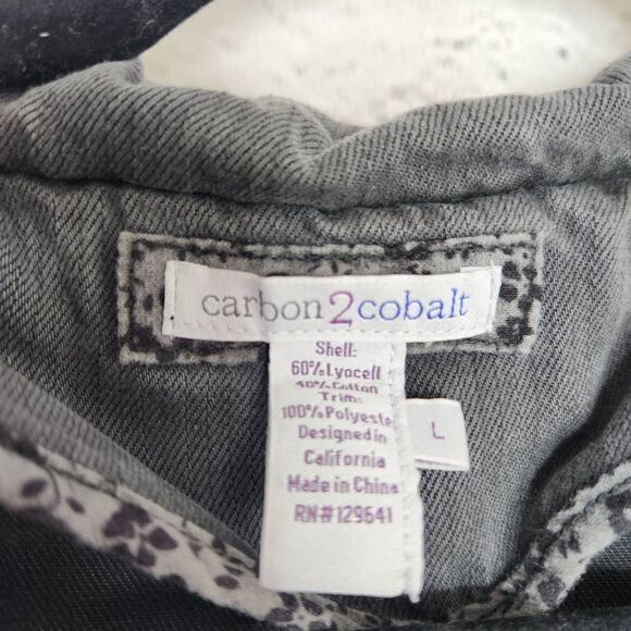 Carbon2Cobalt Beachfront in Lightweight Twill Blazer Jacket Dark Gray Size Large - Picture 11 of 12
